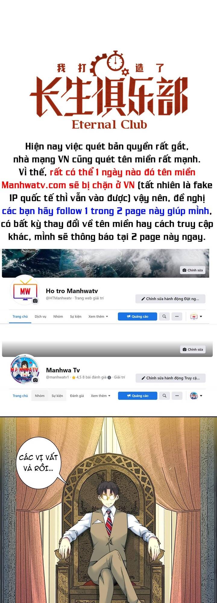 Câu Lạc Bộ Trường Sinh Chapter 99 - Trang 2