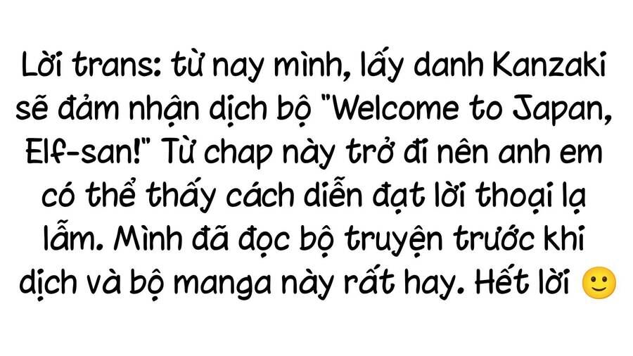 Chào Mừng Đến Với Nhật Bản, Elf San! Chapter 29 - Trang 2