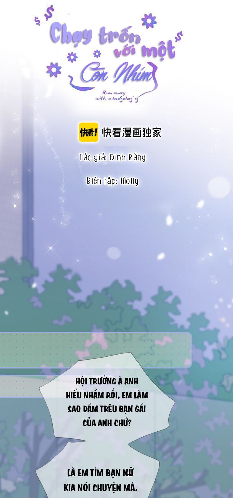 Chạy Trốn Cùng Con Nhím Chapter 3 - Trang 2