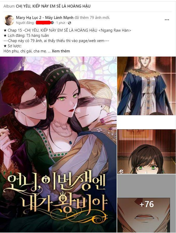 Chị Gái À, Kiếp Này Em Chính Là Nữ Hoàng Chapter 15.1 - Trang 2