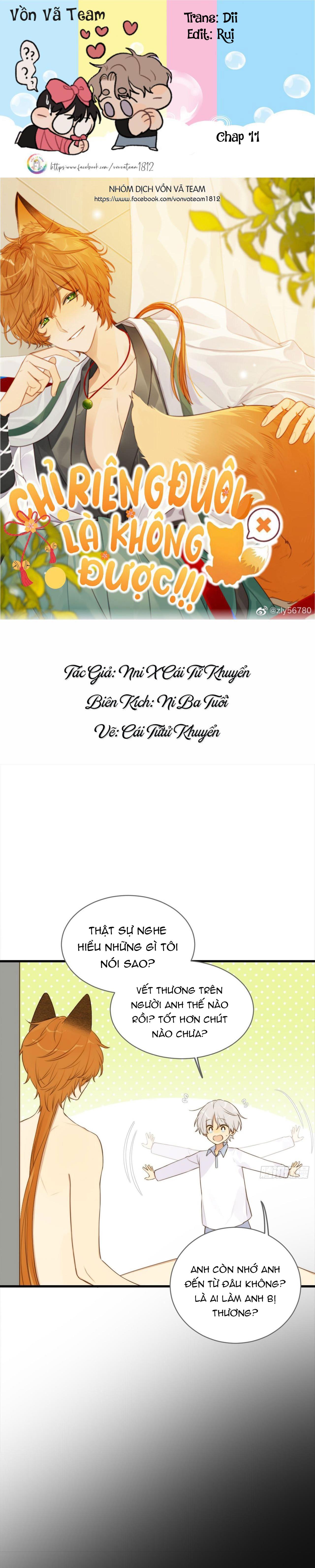 Chỉ Riêng Đuôi Là Không Được!!! Chapter 11 - Trang 2