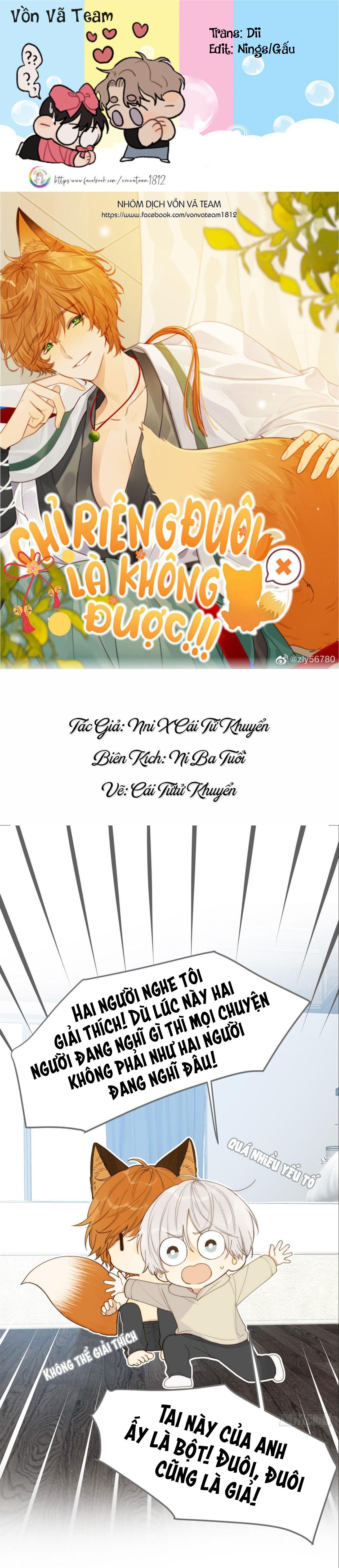 Chỉ Riêng Đuôi Là Không Được!!! Chapter 21 - Trang 2