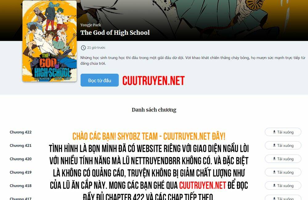 Chúa Tể Học Đường Chapter 422 - Trang 2