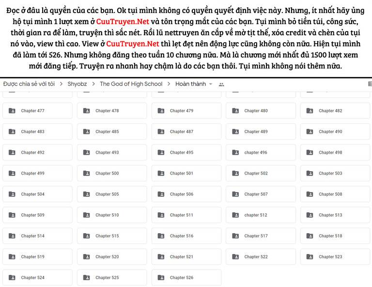 Chúa Tể Học Đường Chapter 526 - Trang 2