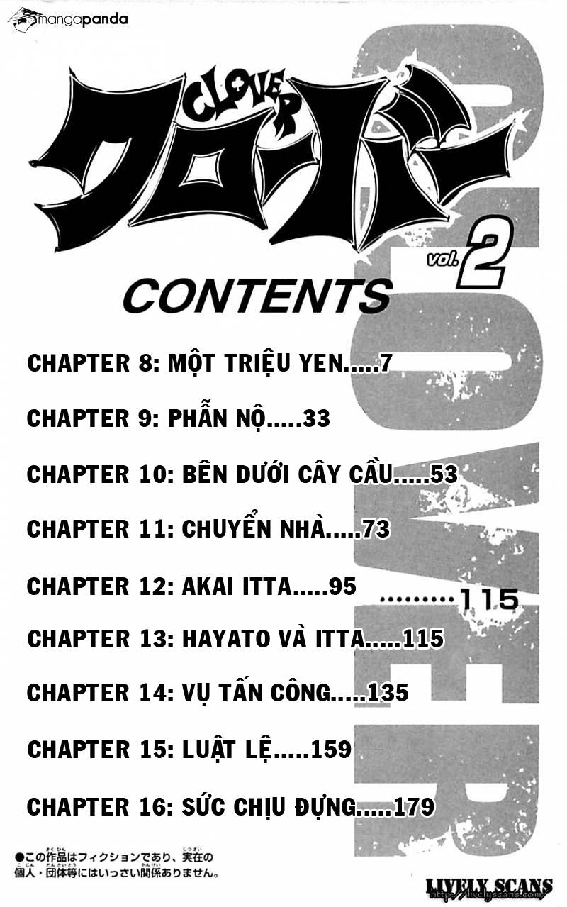 Clover (Tetsuhiro Hirakawa) Chapter 8 - Trang 2