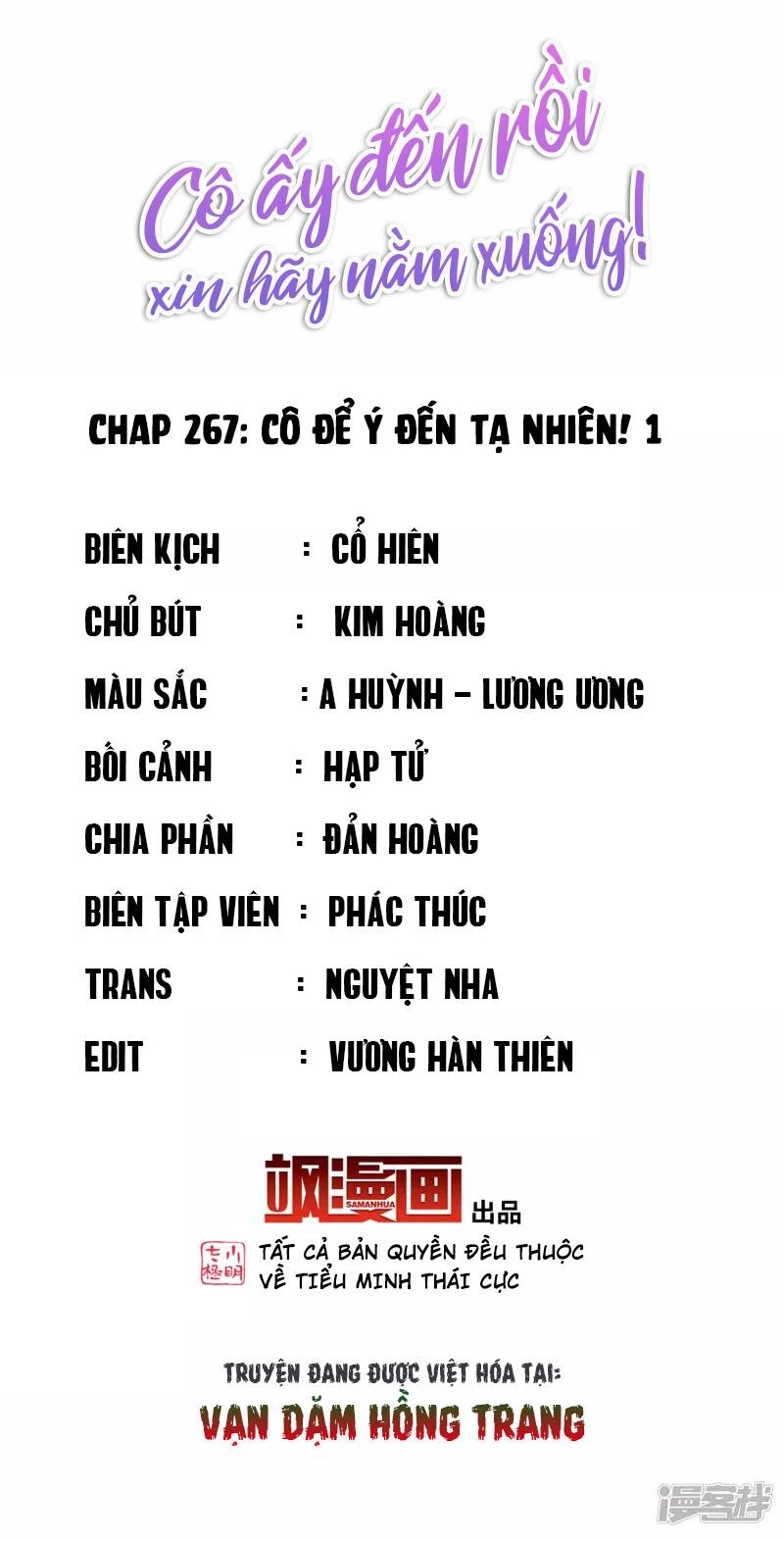 Cô Ấy Đến Rồi, Xin Hãy Nằm Xuống! Chapter 267 - Trang 2
