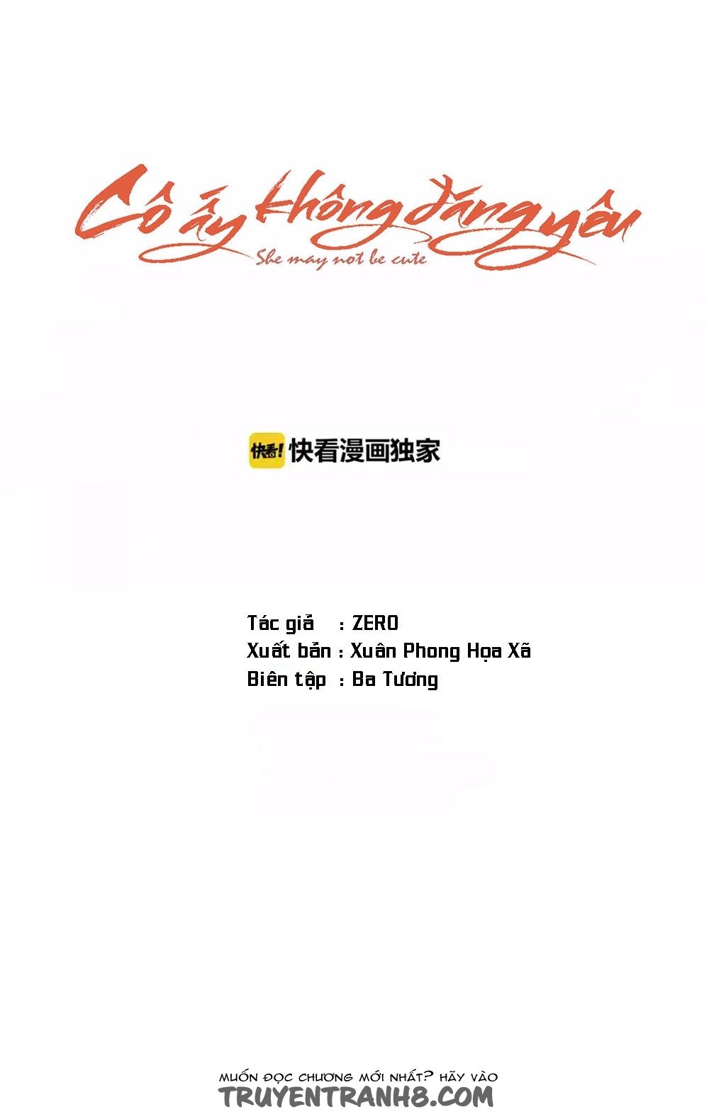 Cô Ấy Không Đáng Yêu Chapter 7 - Trang 2