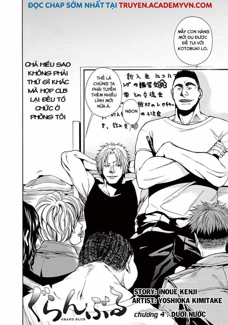 Cô Gái Thích Lặn – Grand Blue Chapter 4 - Trang 2