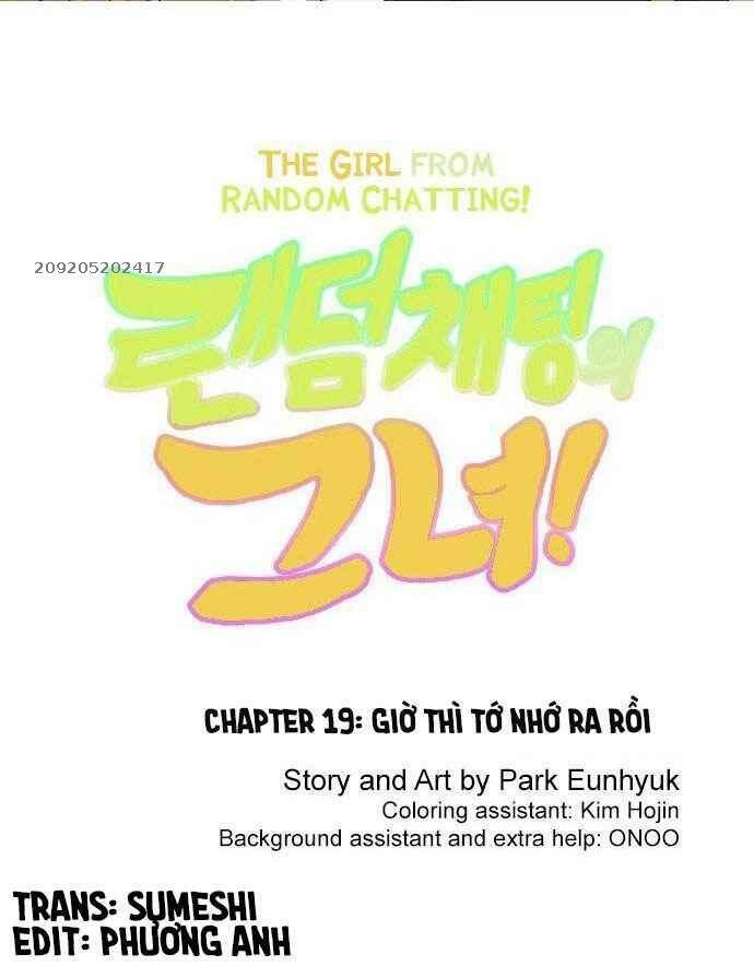 Cô Gái Từ Ứng Dụng Nhắn Tin Ngẫu Nhiên Chapter 19 - Trang 2