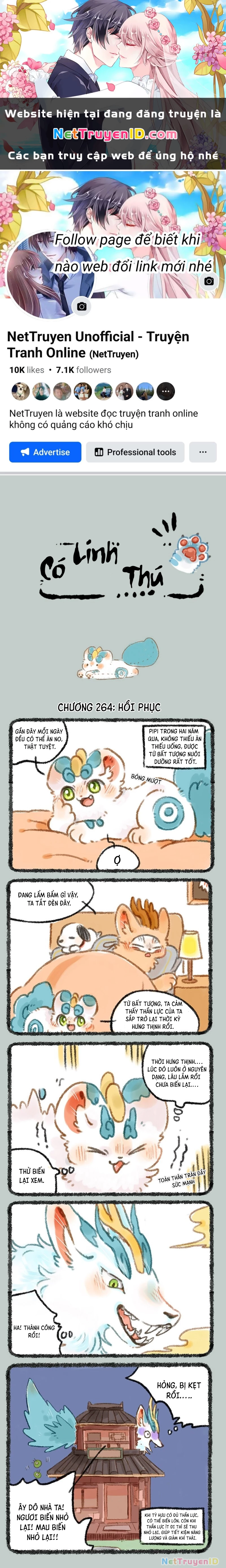 Có Linh Thú Chapter 264 - Trang 2