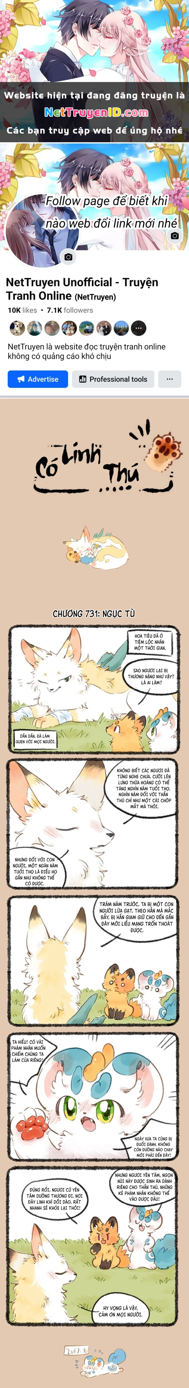 Có Linh Thú Chapter 731 - Trang 2