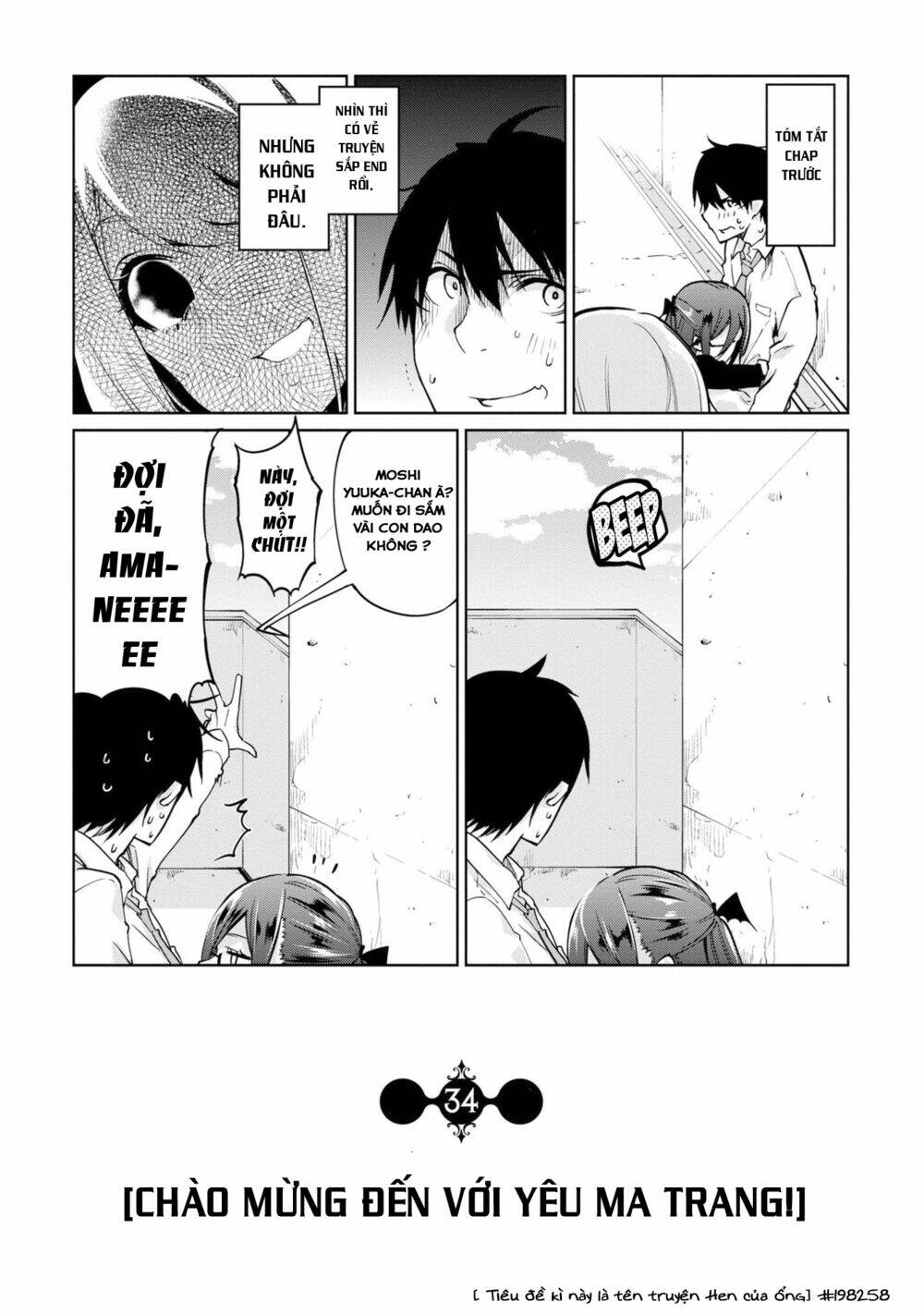 Con Quỷ Ngu Ngốc Dám Nhờn Với Các Chị Thiên Thần Chapter 34 - Trang 2