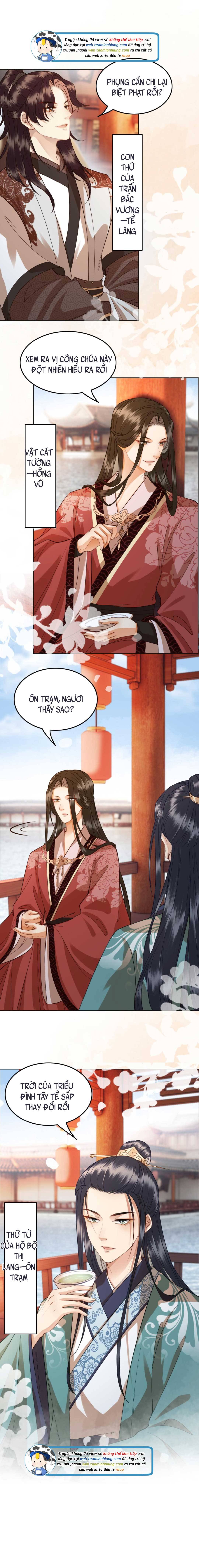 Công Chúa Bá Đạo Tuyệt Sắc : Ám Vệ Ngày Nào Cũng Muốn Phạm Thượng Chapter 9 - Trang 2