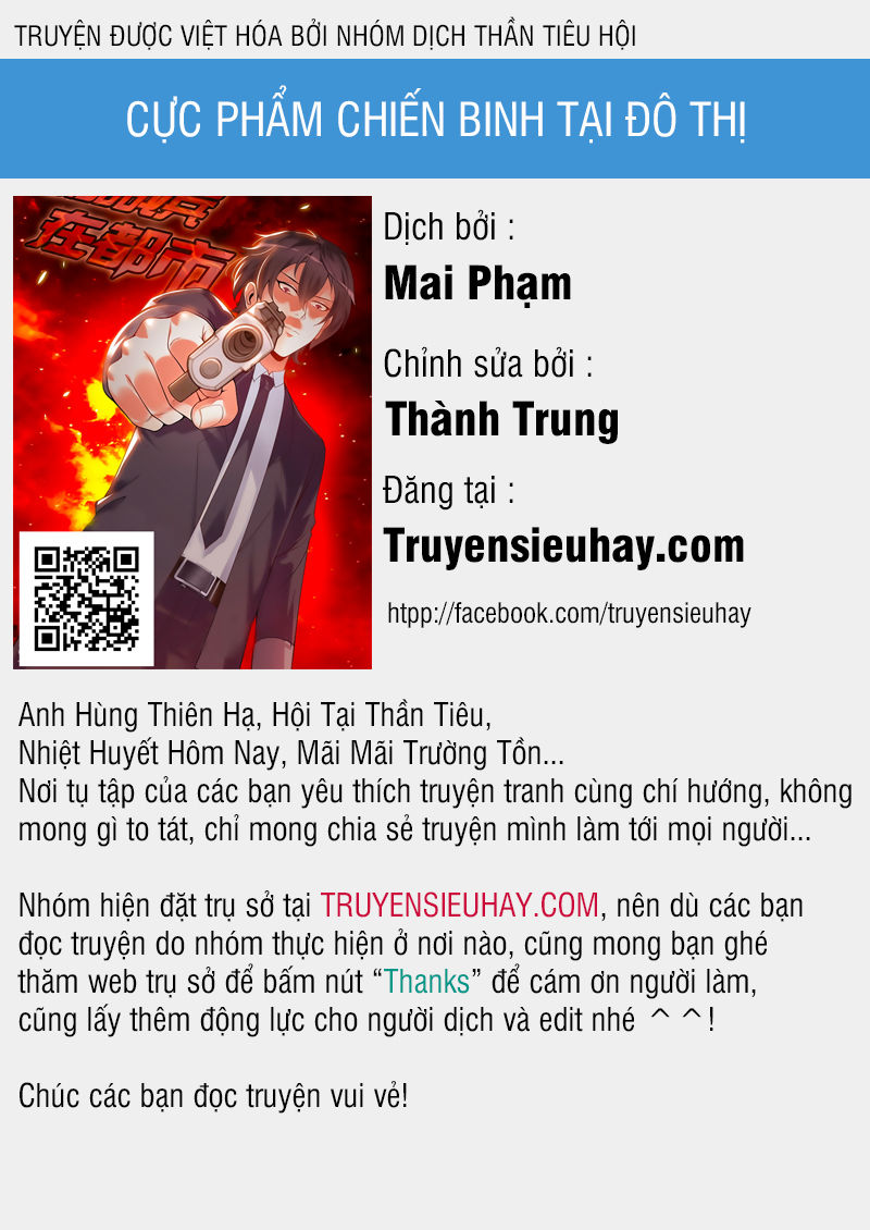 Cực Phẩm Chiến Binh Tại Đô Thị Chapter 13 - Trang 2