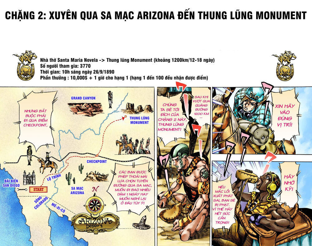 Cuộc Phiêu Lưu Bí Ẩn Phần 7: Steel Ball Run Chapter 13 - Trang 2