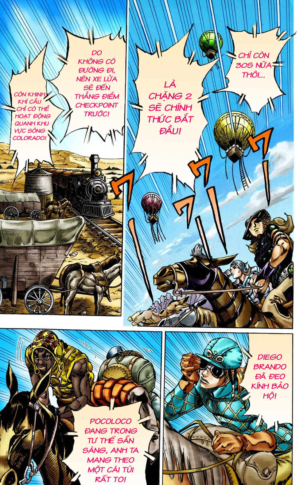 Cuộc Phiêu Lưu Bí Ẩn Phần 7: Steel Ball Run Chapter 13 - Trang 2