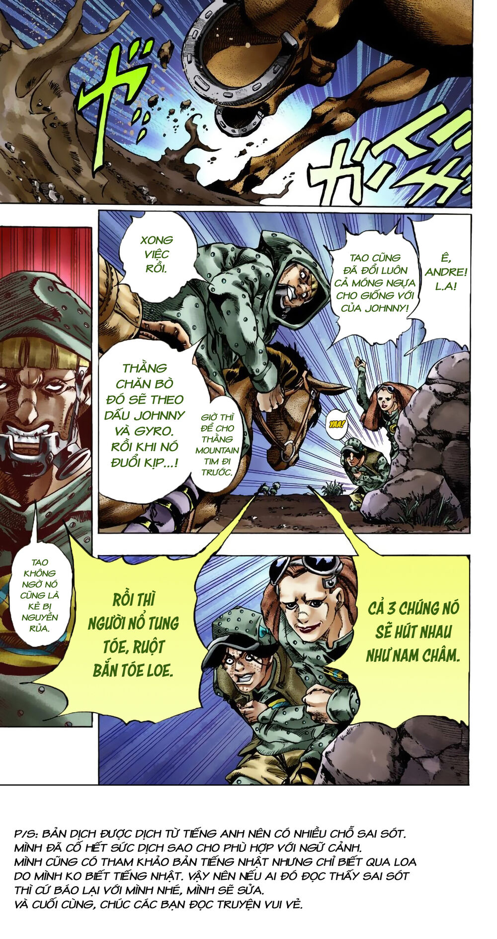 Cuộc Phiêu Lưu Bí Ẩn Phần 7: Steel Ball Run Chapter 17 - Trang 2