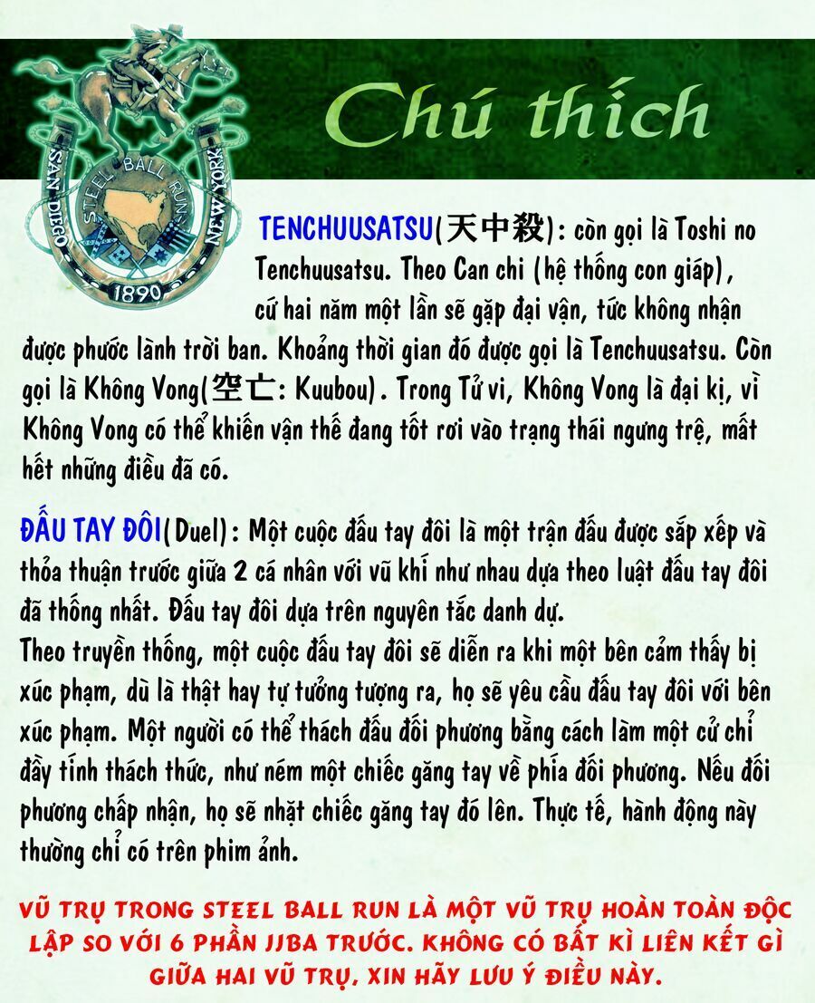 Cuộc Phiêu Lưu Bí Ẩn Phần 7: Steel Ball Run Chapter 2 - Trang 2