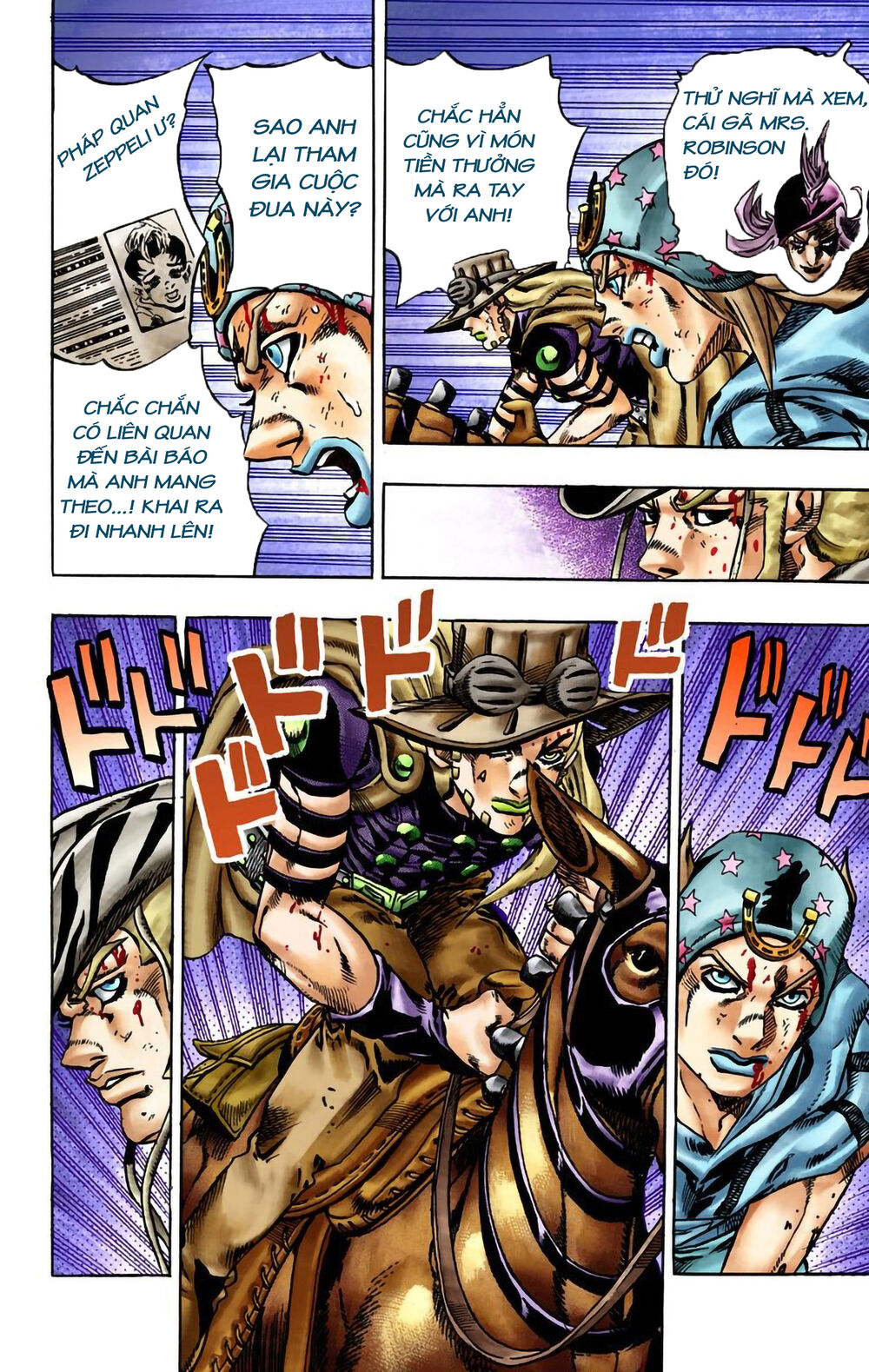 Cuộc Phiêu Lưu Bí Ẩn Phần 7: Steel Ball Run Chapter 20 - Trang 2