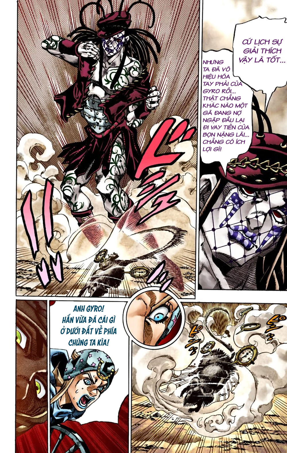 Cuộc Phiêu Lưu Bí Ẩn Phần 7: Steel Ball Run Chapter 22 - Trang 2