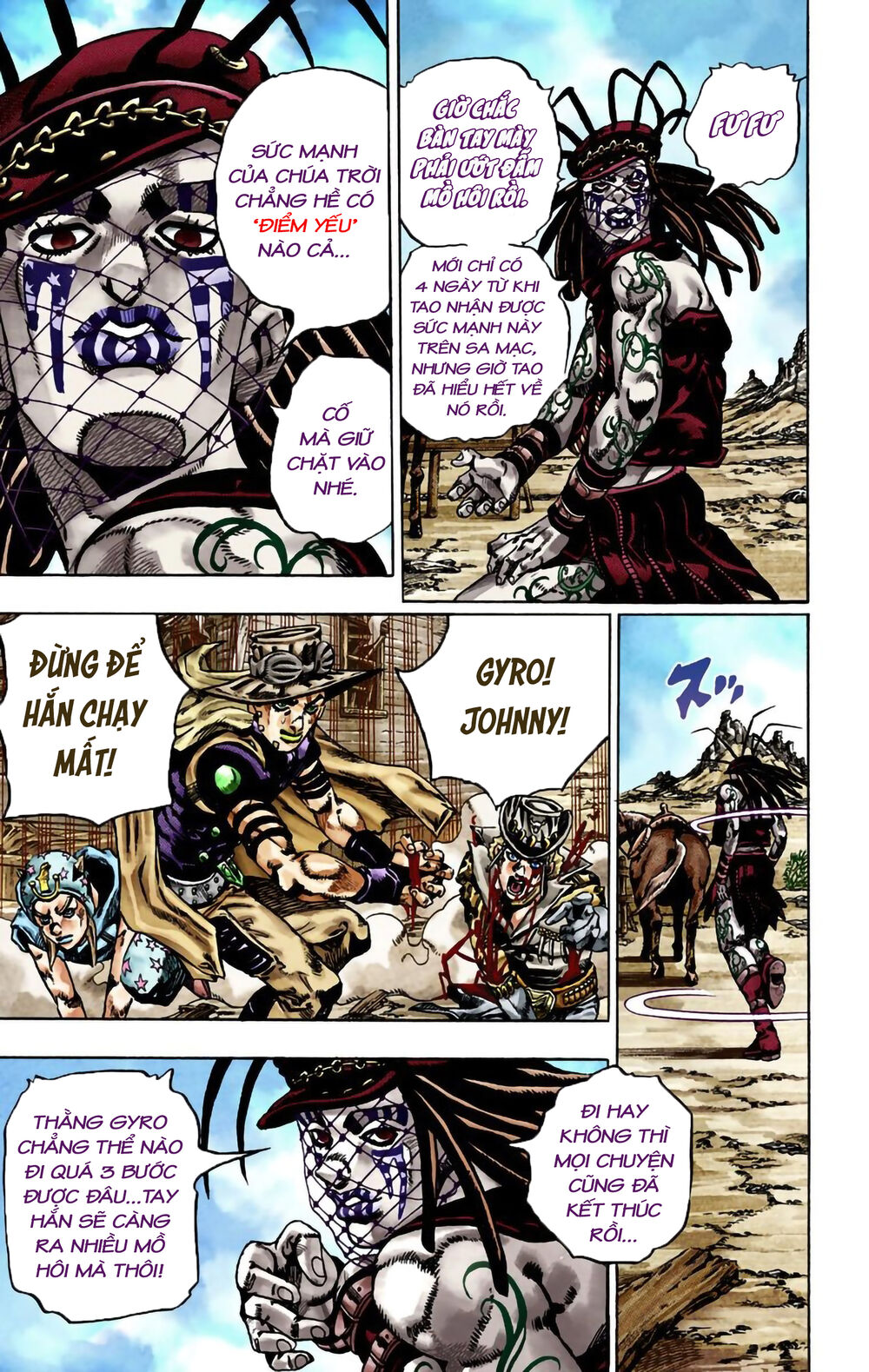 Cuộc Phiêu Lưu Bí Ẩn Phần 7: Steel Ball Run Chapter 22 - Trang 2