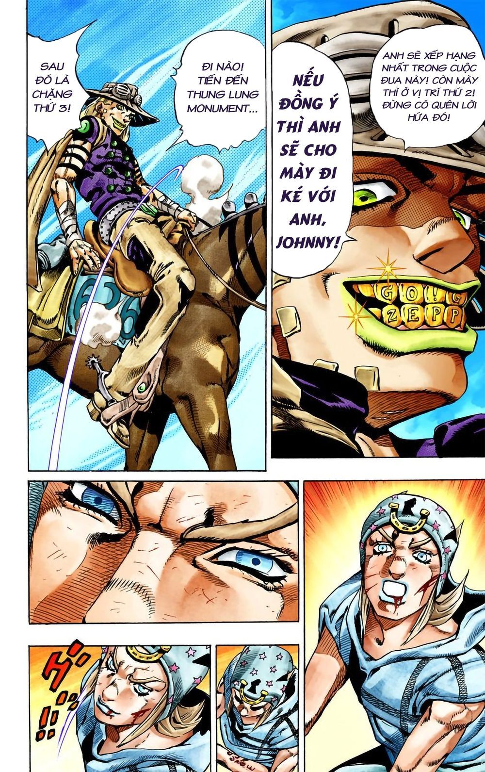Cuộc Phiêu Lưu Bí Ẩn Phần 7: Steel Ball Run Chapter 27 - Trang 2