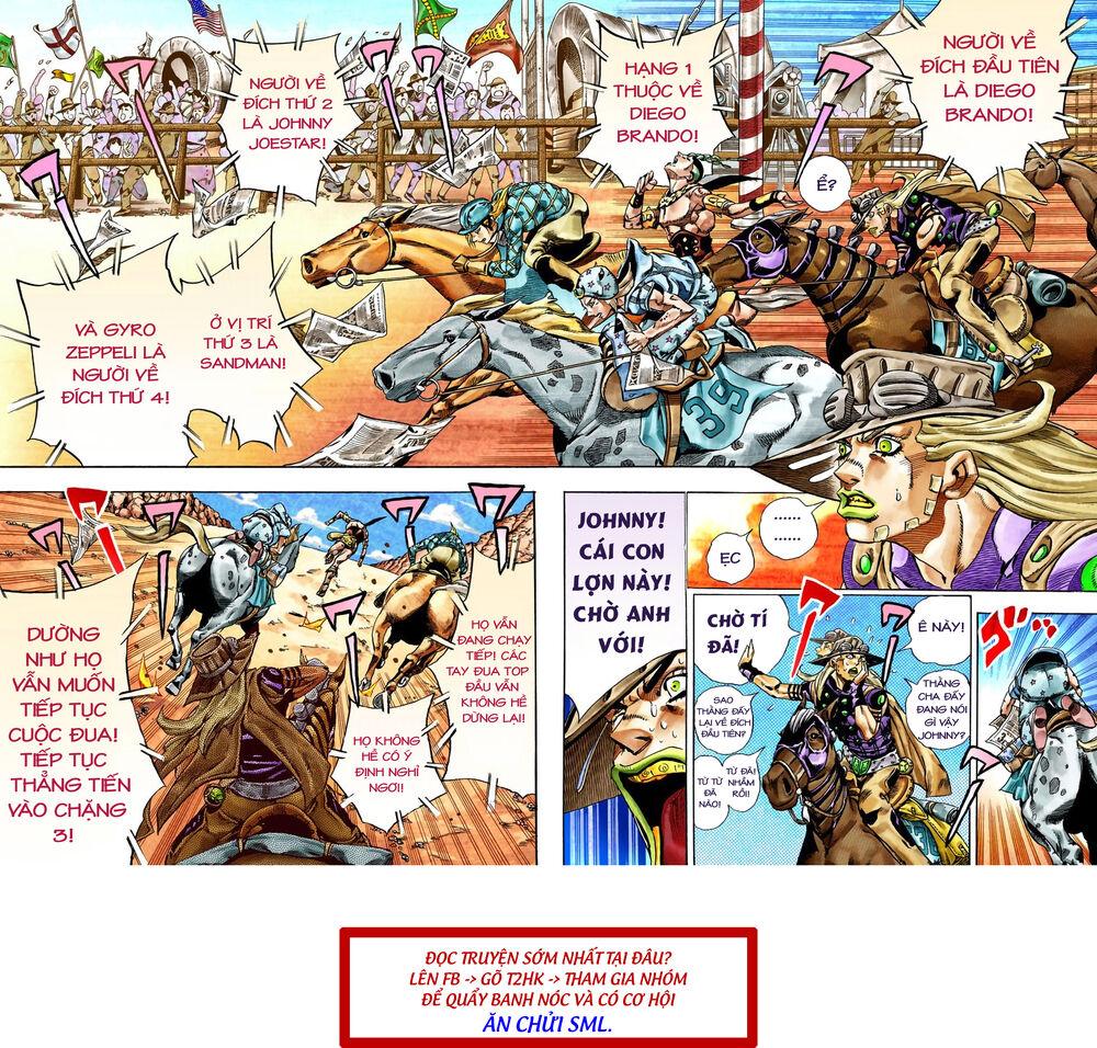 Cuộc Phiêu Lưu Bí Ẩn Phần 7: Steel Ball Run Chapter 28 - Trang 2