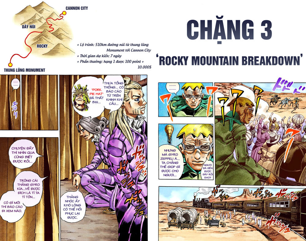 Cuộc Phiêu Lưu Bí Ẩn Phần 7: Steel Ball Run Chapter 28 - Trang 2