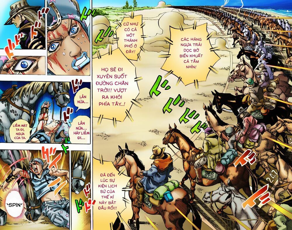 Cuộc Phiêu Lưu Bí Ẩn Phần 7: Steel Ball Run Chapter 4 - Trang 2
