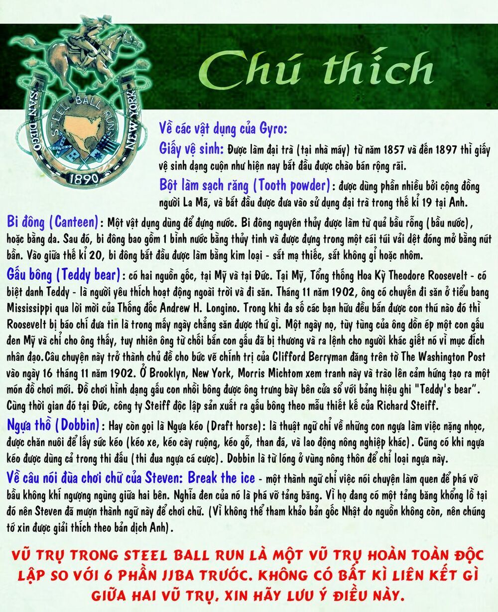 Cuộc Phiêu Lưu Bí Ẩn Phần 7: Steel Ball Run Chapter 4 - Trang 2