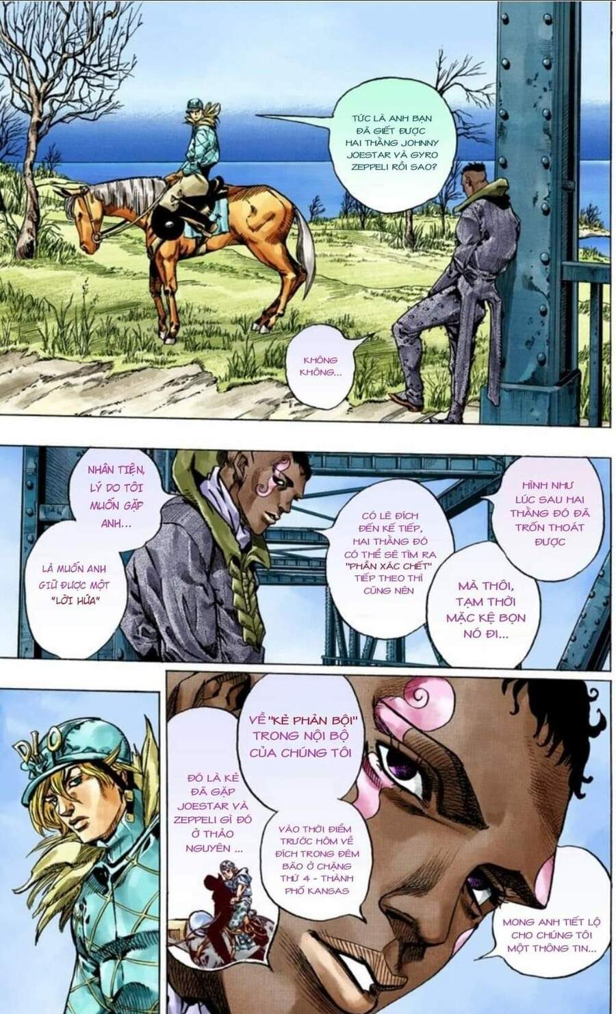 Cuộc Phiêu Lưu Bí Ẩn Phần 7: Steel Ball Run Chapter 48 - Trang 2