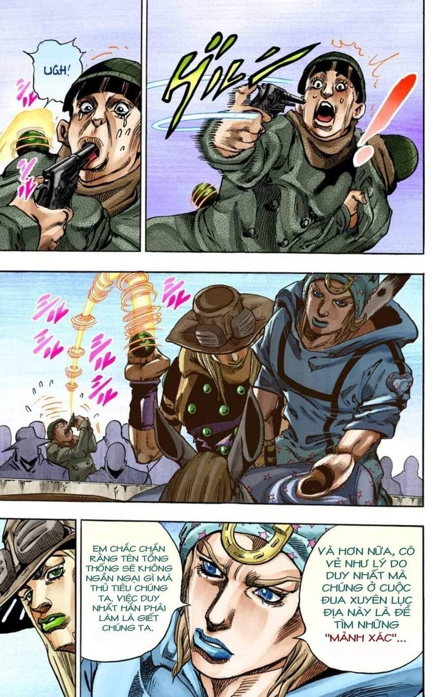 Cuộc Phiêu Lưu Bí Ẩn Phần 7: Steel Ball Run Chapter 60 - Trang 2