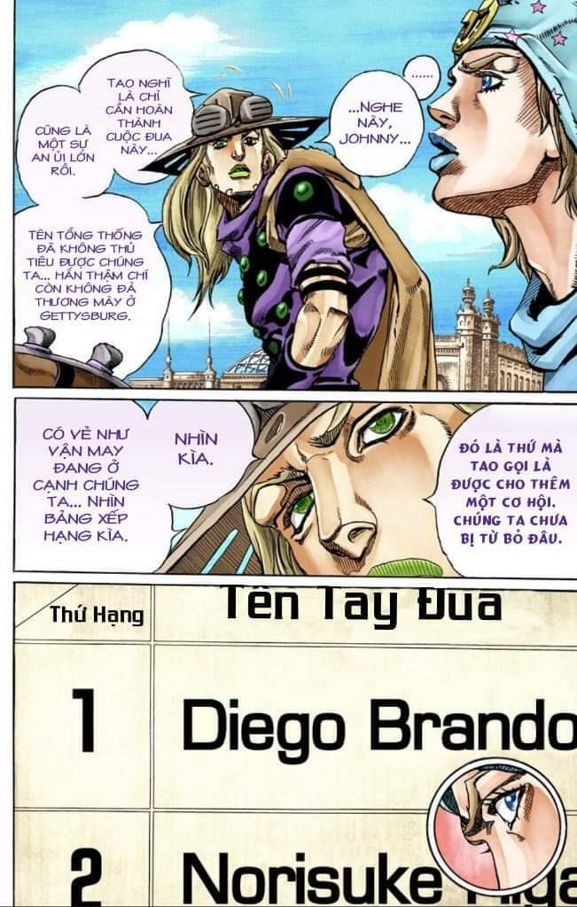 Cuộc Phiêu Lưu Bí Ẩn Phần 7: Steel Ball Run Chapter 60 - Trang 2