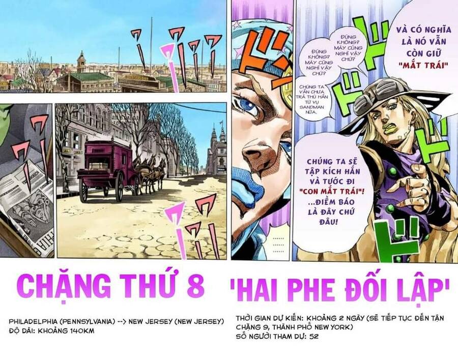 Cuộc Phiêu Lưu Bí Ẩn Phần 7: Steel Ball Run Chapter 60 - Trang 2
