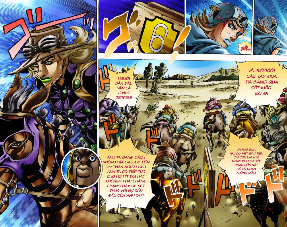 Cuộc Phiêu Lưu Bí Ẩn Phần 7: Steel Ball Run Chapter 7 - Trang 2