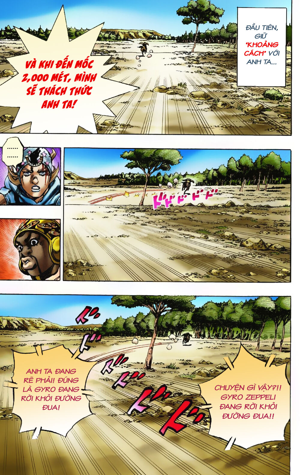Cuộc Phiêu Lưu Bí Ẩn Phần 7: Steel Ball Run Chapter 7 - Trang 2