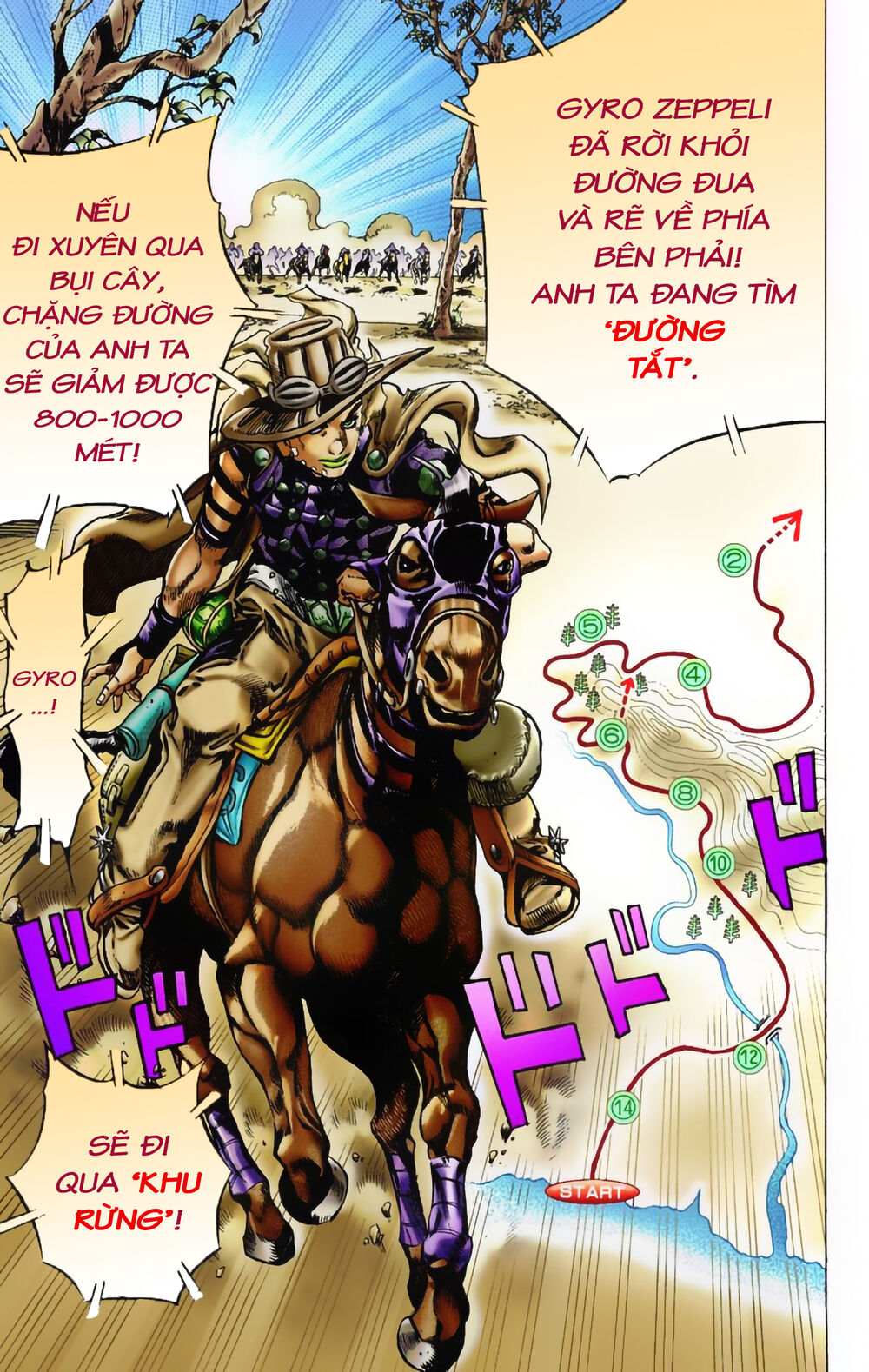 Cuộc Phiêu Lưu Bí Ẩn Phần 7: Steel Ball Run Chapter 7 - Trang 2