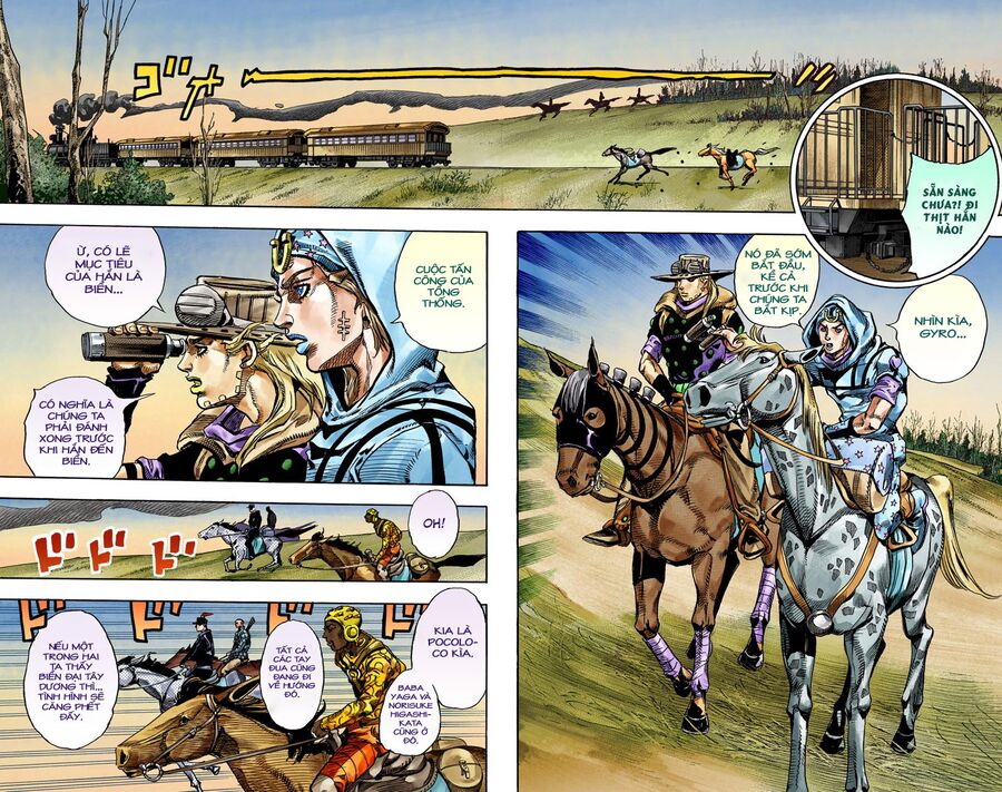 Cuộc Phiêu Lưu Bí Ẩn Phần 7: Steel Ball Run Chapter 74 - Trang 2