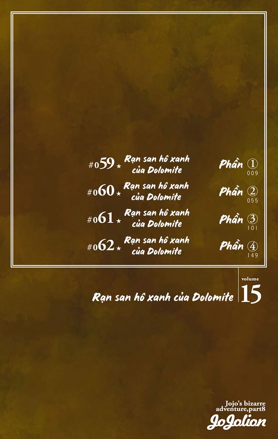 Cuộc Phiêu Lưu Kì Bí Của Jojo Phần 8: Jojolion Chapter 59 - Trang 2