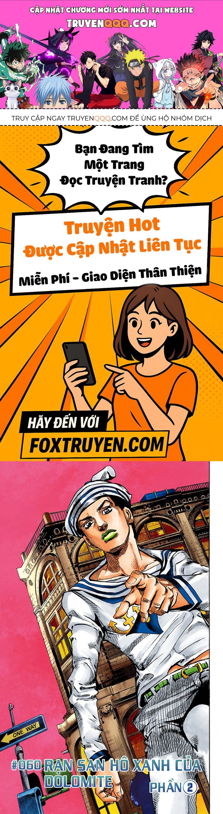 Cuộc Phiêu Lưu Kì Bí Của Jojo Phần 8: Jojolion Chapter 60 - Trang 2