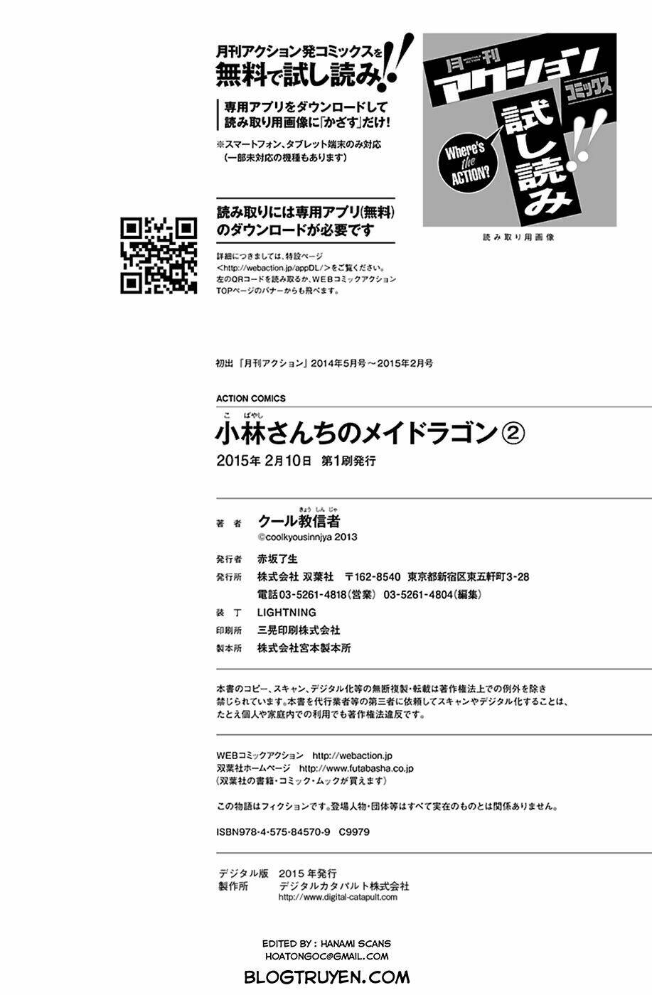 Cuộc Sống Trả Ơn Của Nàng Rồng Tohru! Chapter 20 - Trang 2