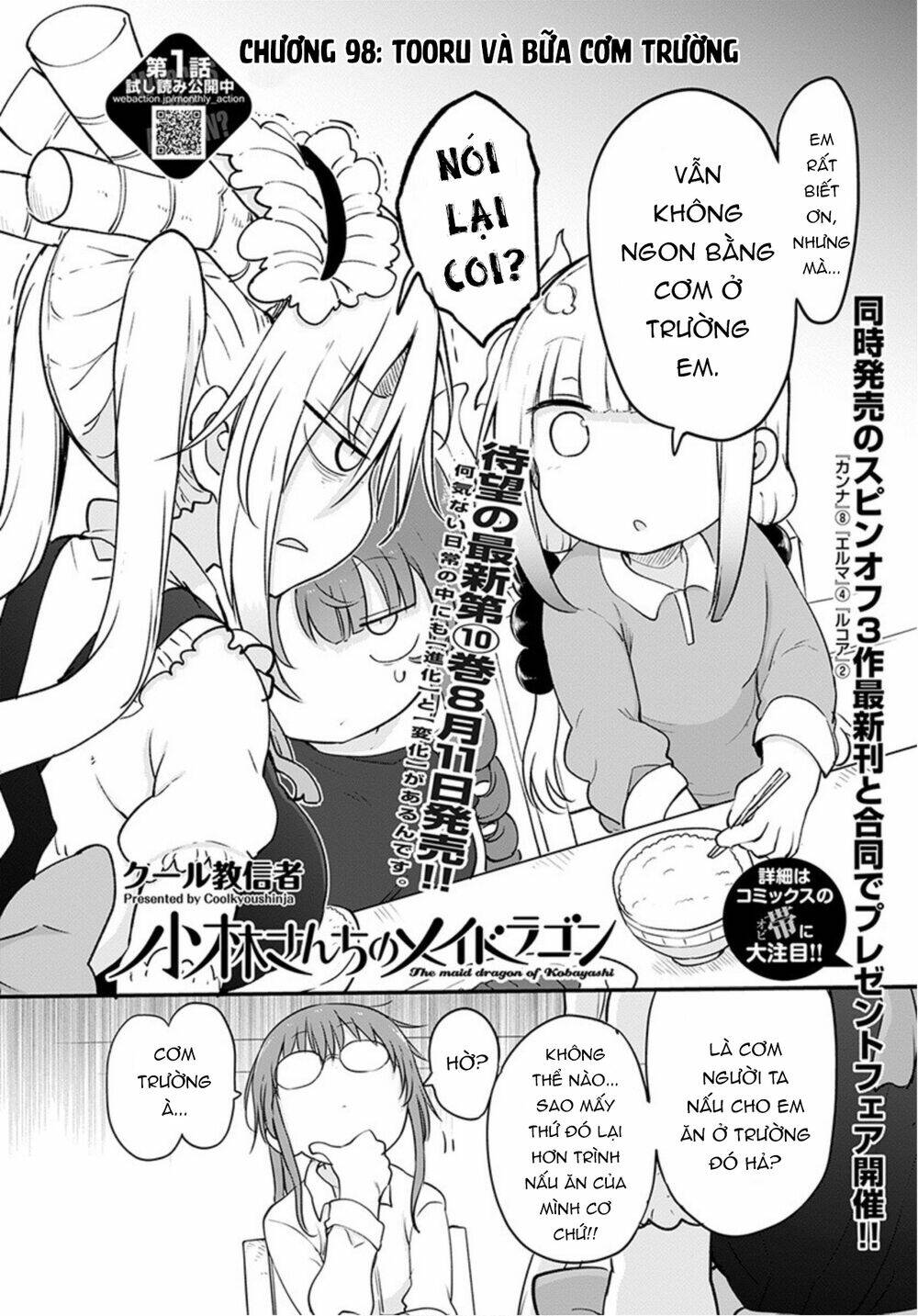 Cuộc Sống Trả Ơn Của Nàng Rồng Tohru! Chapter 98 - Trang 2