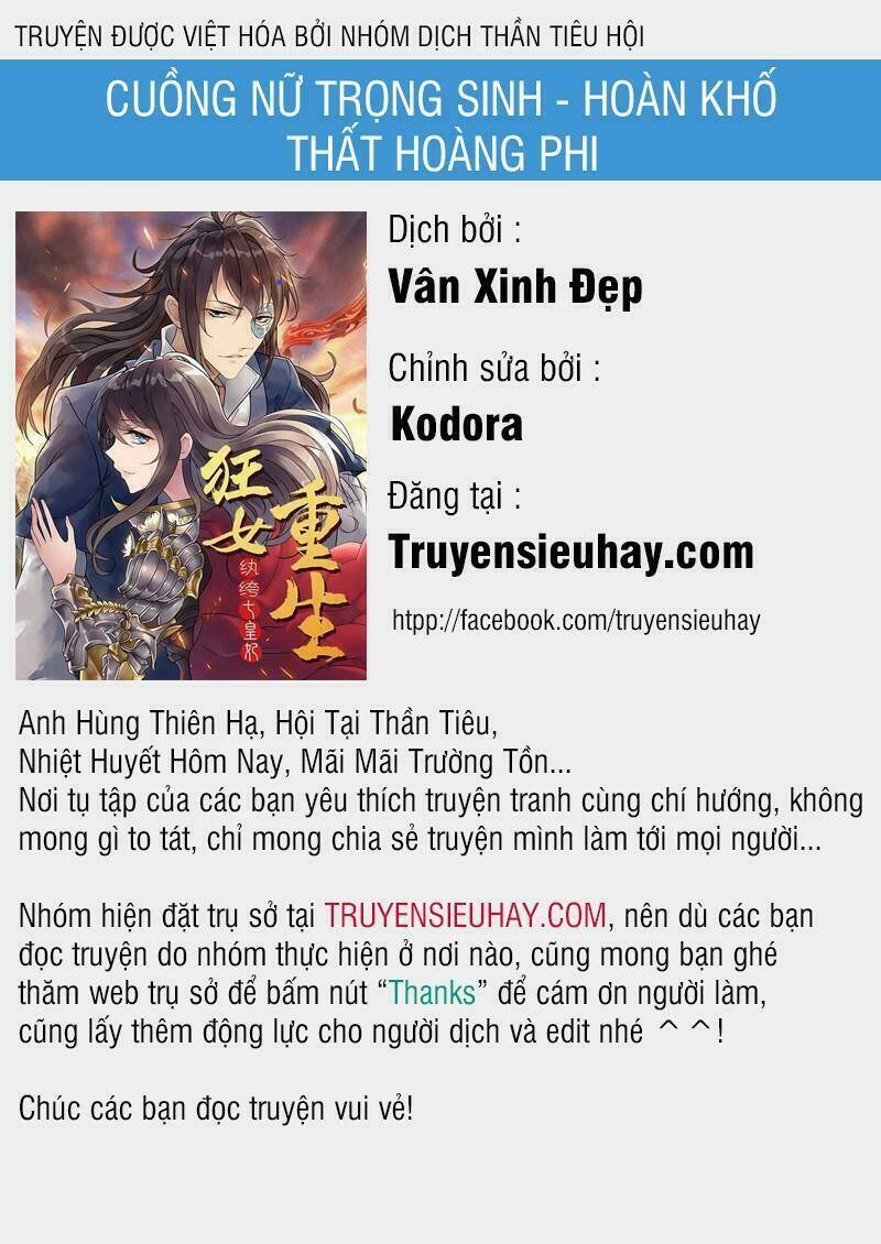 Cuồng Nữ Trọng Sinh – Hoàn Khố Thất Hoàng Phi Chapter 71 - Trang 2