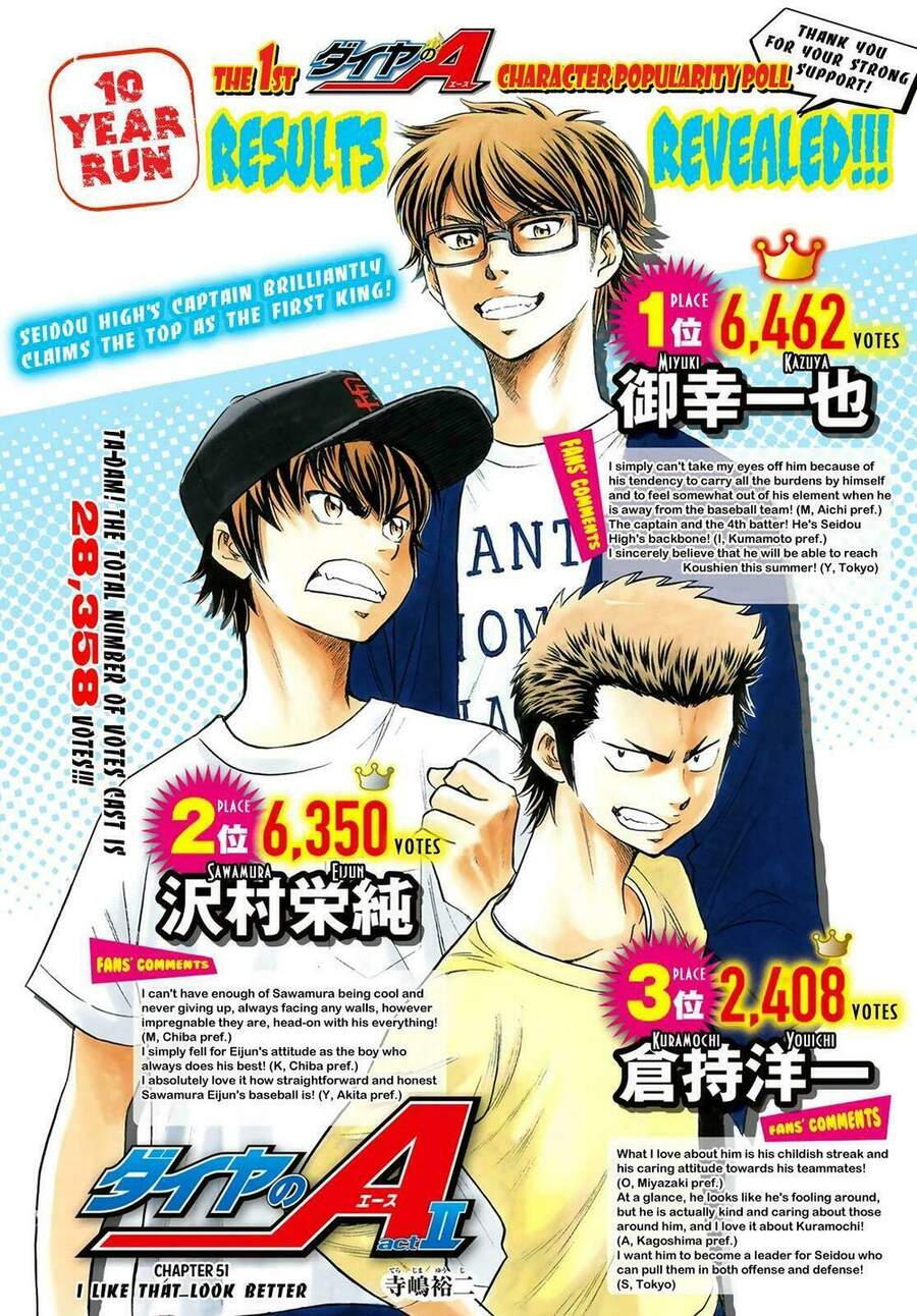 Daiya No Act Ii Chapter 51 - Trang 2