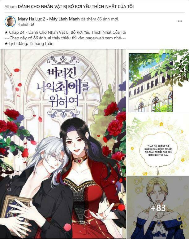 Dành Cho Nhân Vật Bị Bỏ Rơi Yêu Thích Nhất Của Tôi Chapter 24.1 - Trang 2