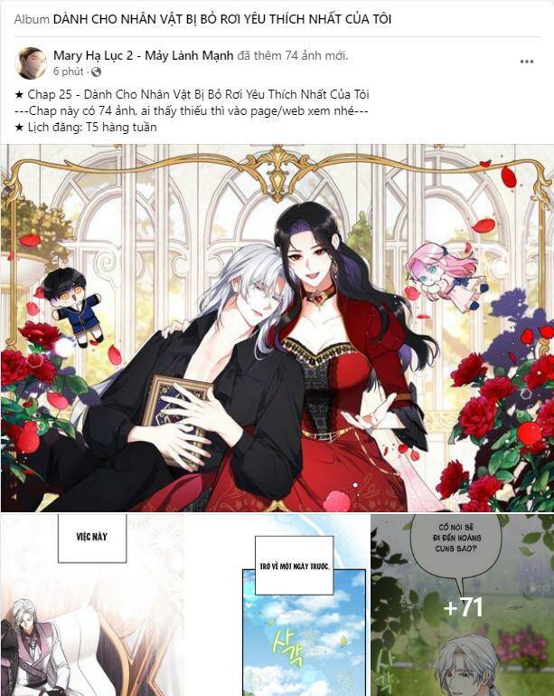 Dành Cho Nhân Vật Bị Bỏ Rơi Yêu Thích Nhất Của Tôi Chapter 25.1 - Trang 2