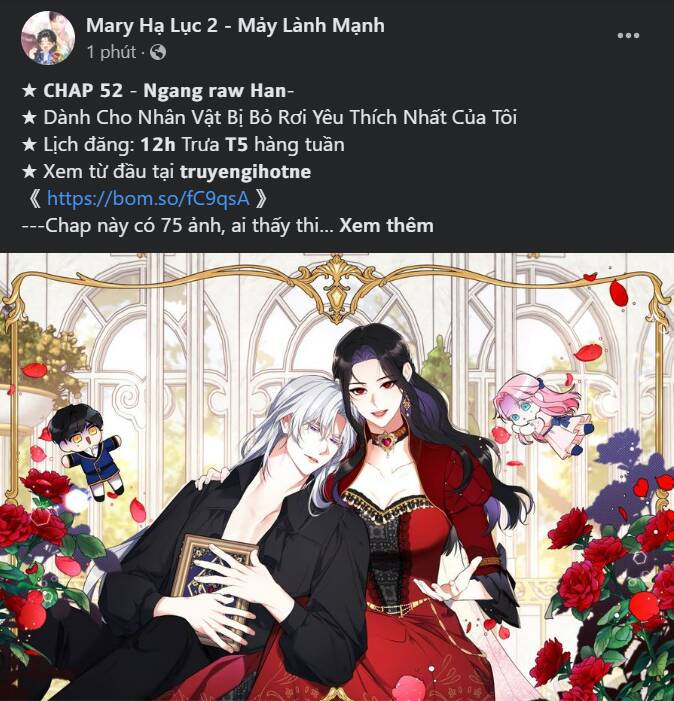 Dành Cho Nhân Vật Bị Bỏ Rơi Yêu Thích Nhất Của Tôi Chapter 52.1 - Trang 2