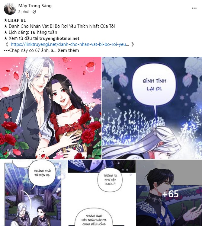 Dành Cho Nhân Vật Bị Bỏ Rơi Yêu Thích Nhất Của Tôi Chapter 81.1 - Trang 2