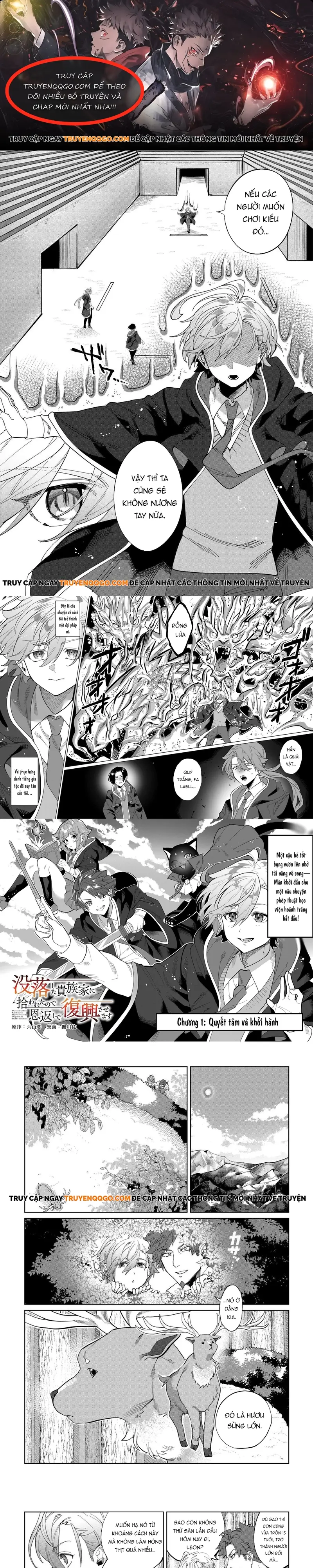 Datsuraku Shita Kizokuke Ni Hirowaretanode Ongaeshi De Hukkou Sasemasu Chapter 1 - Trang 2
