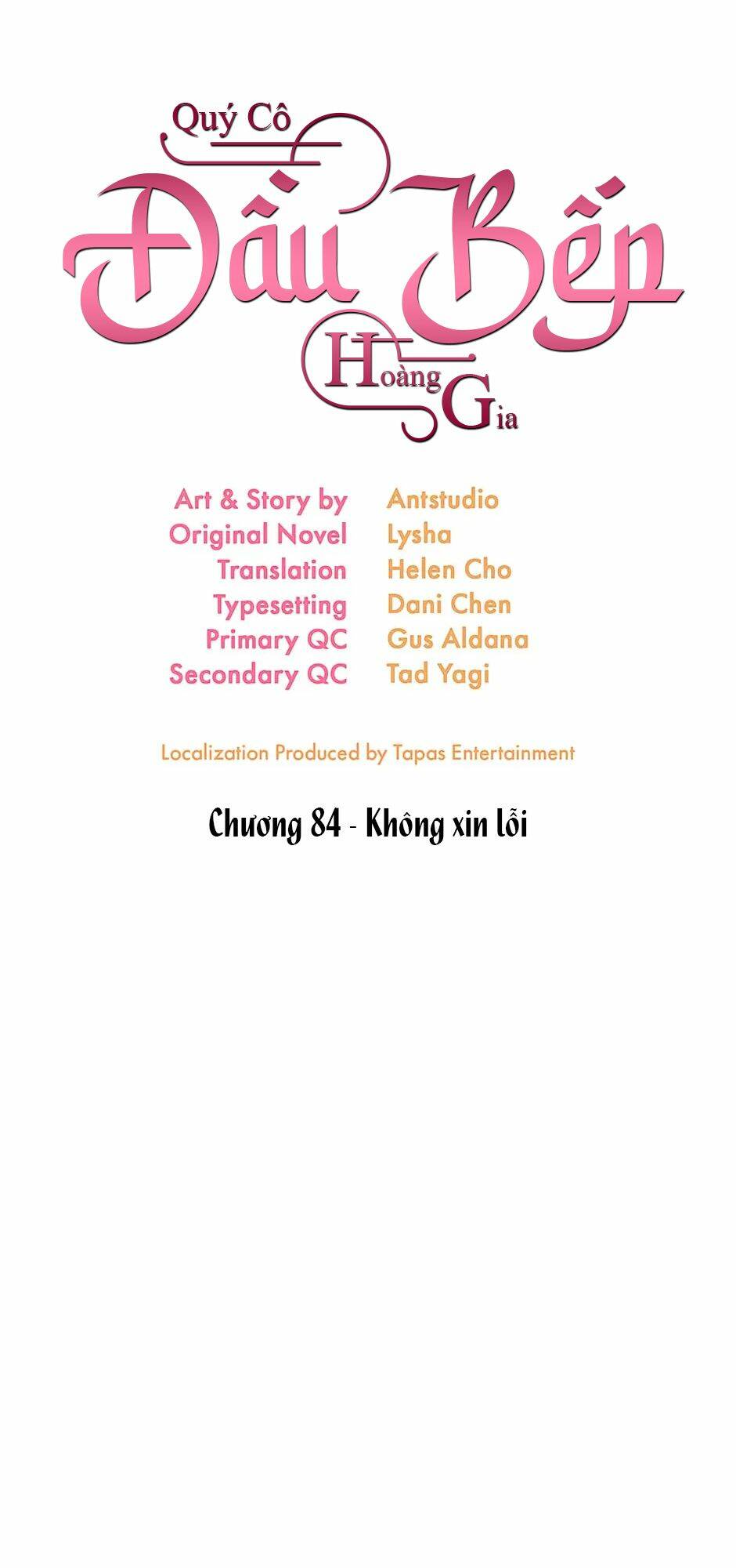 Đầu Bếp Hoàng Gia Chapter 84 - Trang 2